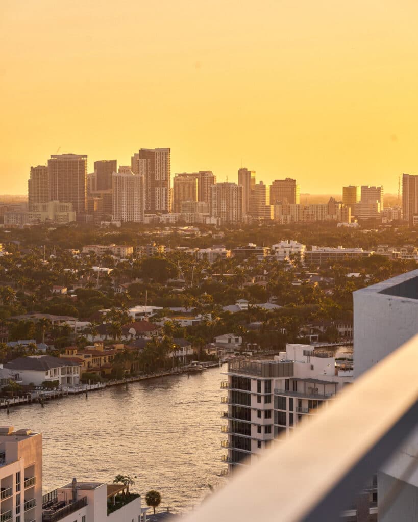 Nube Rooftop view overlooking Fort Lauderdale